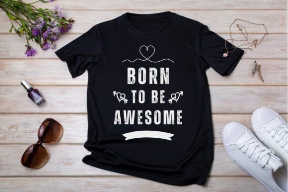 Download Born to Be Awesome Modern Typography - Typography Collection